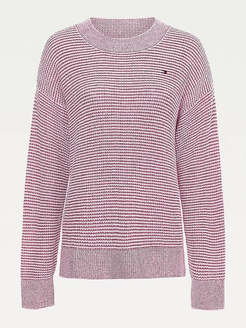 Ženske Tommy Hilfiger Alpaca Wool Relaxed Fit Jumper Džemper Roza | TH496IQN