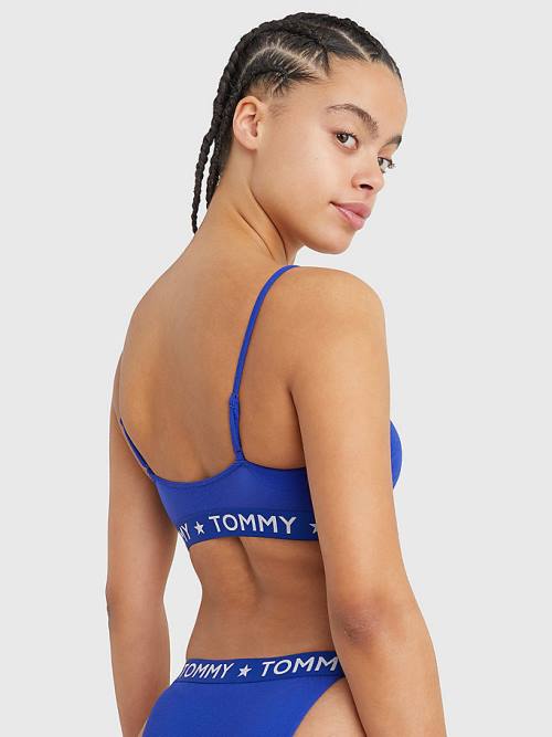 Ženske Tommy Hilfiger Bikini Bralette Kupaći Kostimi Plava | TH182BDI