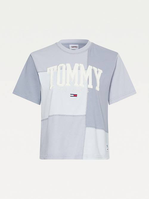 Ženske Tommy Hilfiger College Tonal Cut-And-Sewn Boyfriend Majice Ljubičasta | TH716YNI