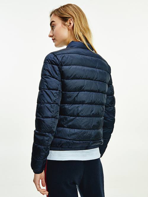 Ženske Tommy Hilfiger Down-Filled Padded Jakna Plava | TH278HBZ