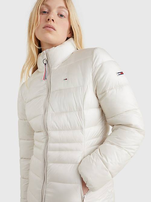 Ženske Tommy Hilfiger Down Quilted Jakna Bež | TH035DSQ