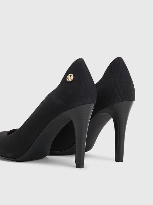 Ženske Tommy Hilfiger Essential High Pumps Salonke Crna | TH384FTI