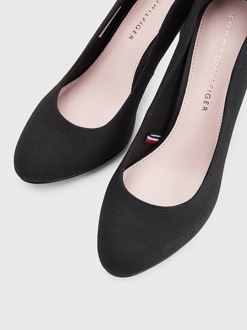 Ženske Tommy Hilfiger Essential High Pumps Salonke Crna | TH384FTI