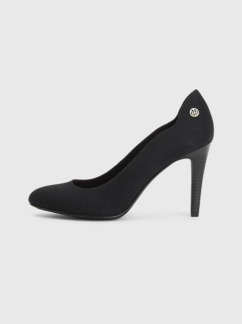 Ženske Tommy Hilfiger Essential High Pumps Salonke Crna | TH384FTI