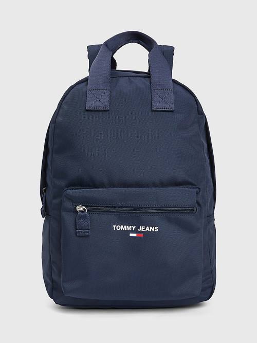 Ženske Tommy Hilfiger Essential Logo Backpack Torbe Plava | TH783SQU