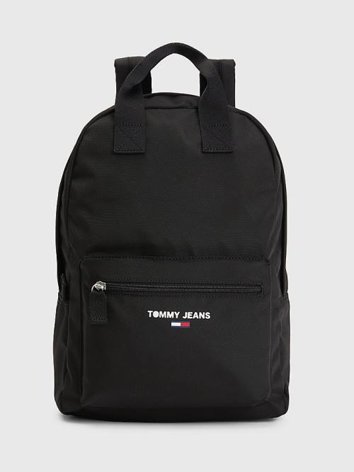 Ženske Tommy Hilfiger Essential Logo Backpack Torbe Crna | TH901QAJ