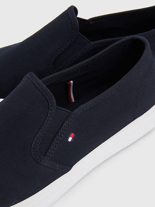 Ženske Tommy Hilfiger Essential Nautical Slip-On Patike Plava | TH921BDE