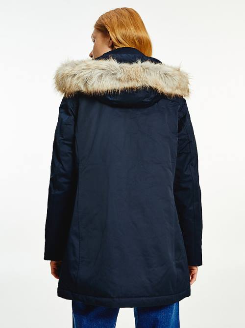 Ženske Tommy Hilfiger Essential Padded Parka Kaputi Plava | TH039QMO