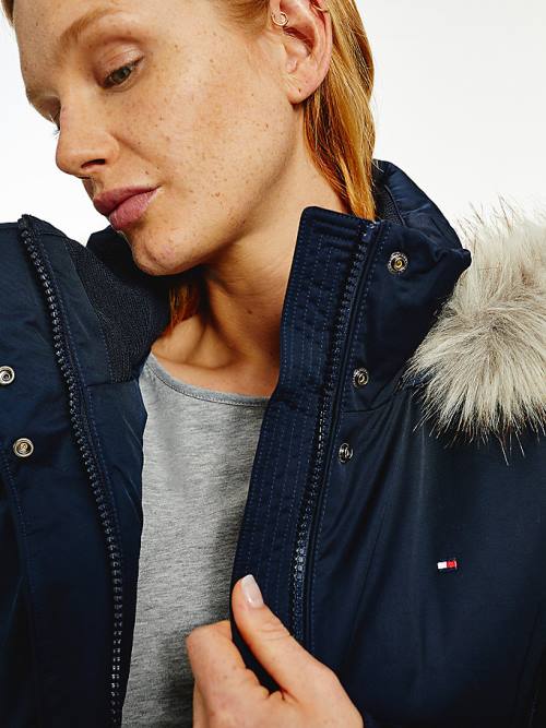 Ženske Tommy Hilfiger Essential Padded Parka Kaputi Plava | TH039QMO