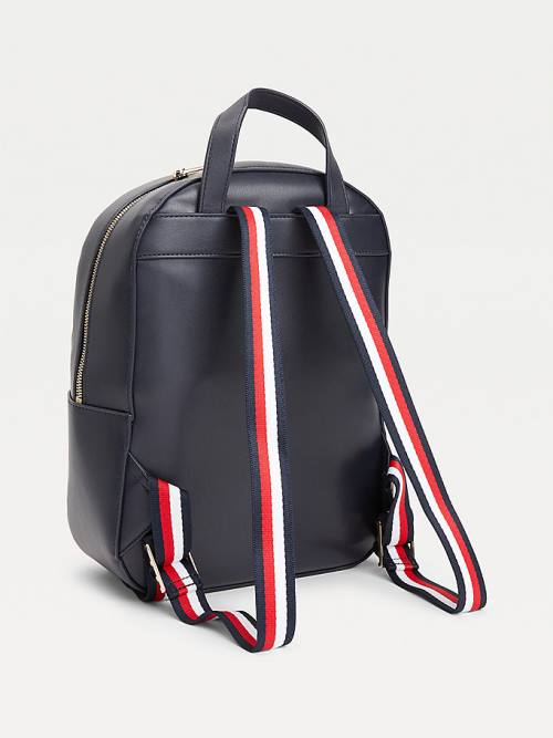 Ženske Tommy Hilfiger Iconic Signature Backpack Torbe Plava | TH986HFI