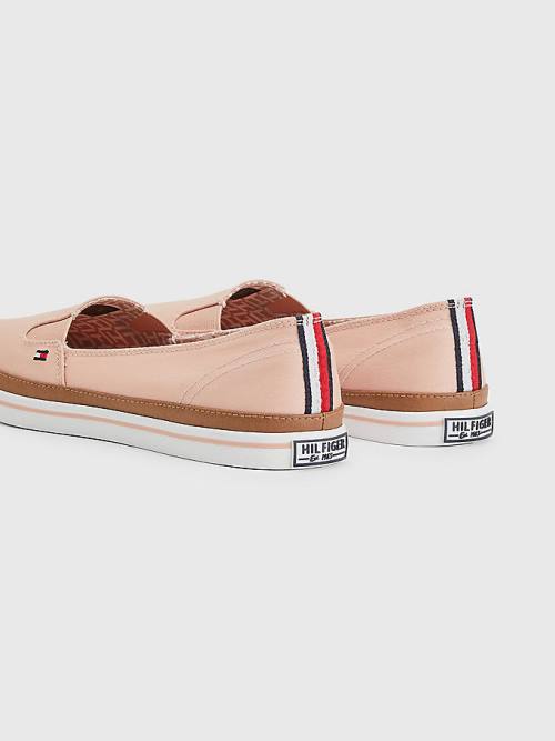 Ženske Tommy Hilfiger Iconic Slip-On Patike Roza | TH076JYQ