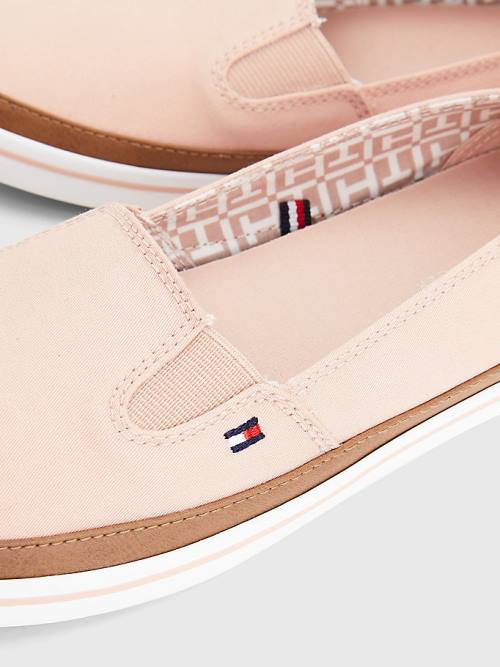 Ženske Tommy Hilfiger Iconic Slip-On Patike Roza | TH076JYQ