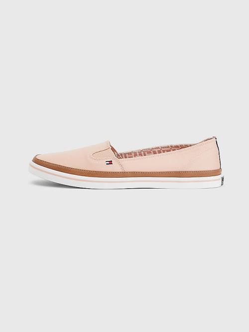 Ženske Tommy Hilfiger Iconic Slip-On Patike Roza | TH076JYQ