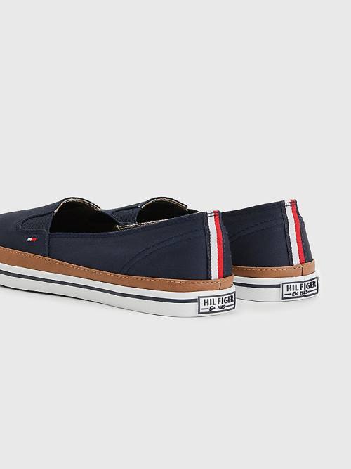 Ženske Tommy Hilfiger Iconic Slip-On Patike Plava | TH901ZAC