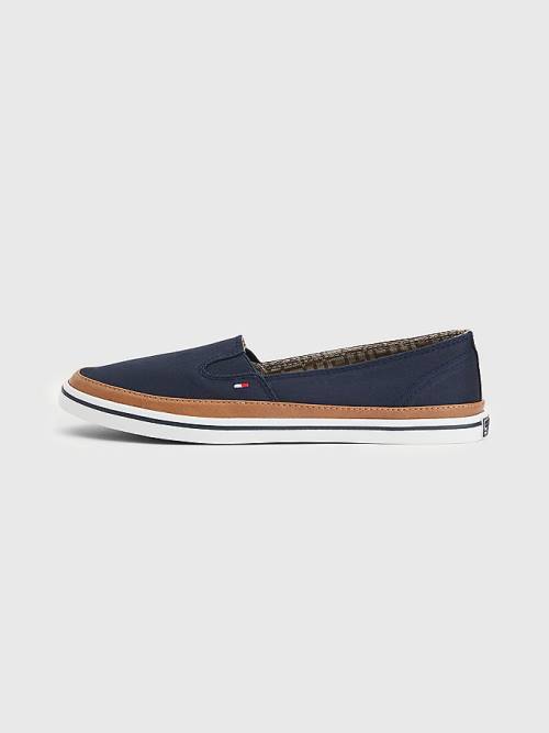 Ženske Tommy Hilfiger Iconic Slip-On Patike Plava | TH901ZAC