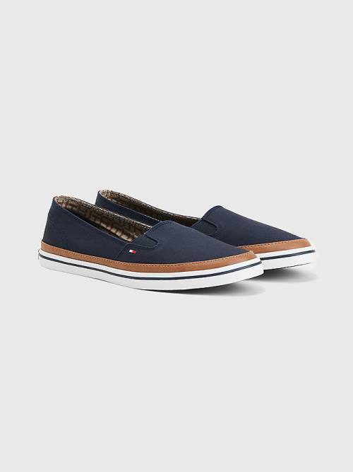 Ženske Tommy Hilfiger Iconic Slip-On Patike Plava | TH901ZAC