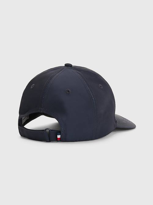 Ženske Tommy Hilfiger Interlock Plaque Cap Kape Plava | TH324HPY