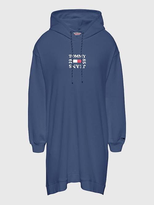 Ženske Tommy Hilfiger Logo Haljine Plava | TH782JAH