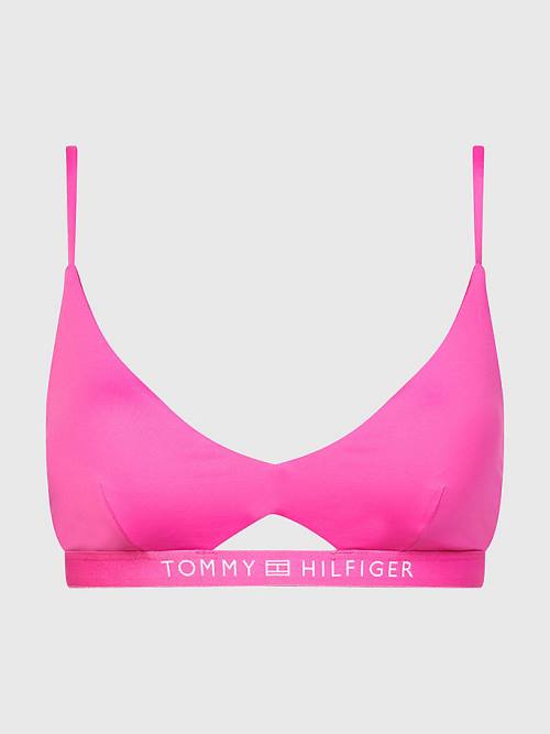 Ženske Tommy Hilfiger Logo Waistband Bikini Bralette Kupaći Kostimi Roza | TH840WHO