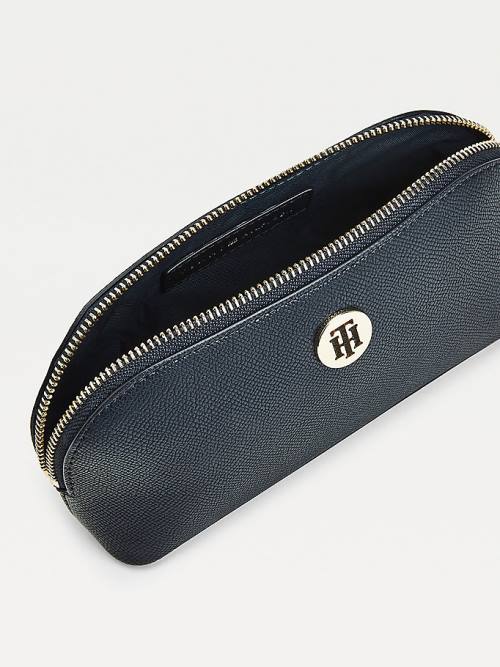 Ženske Tommy Hilfiger Monogram Makeup Bag Gift Set Kape Plava | TH895WBU