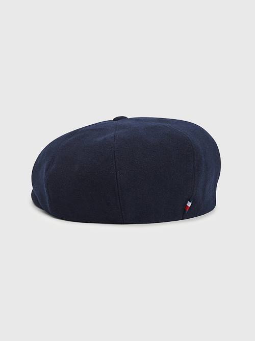 Ženske Tommy Hilfiger Monogram Newsboy Cap Kape Plava | TH610KZA