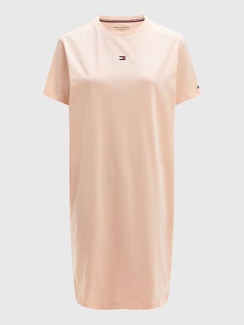 Ženske Tommy Hilfiger Original Half Sleeve Nightdress Pidžama Roza | TH028PKC