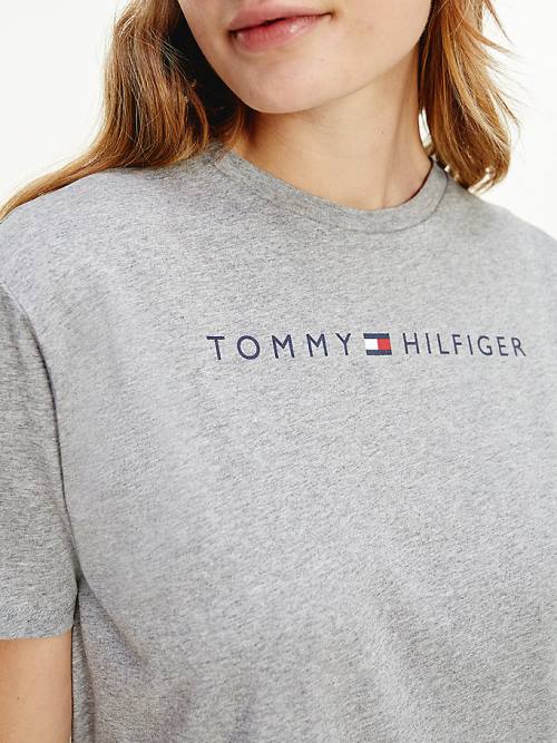 Ženske Tommy Hilfiger Original Half Sleeve Nightdress Pidžama Siva | TH721BKV