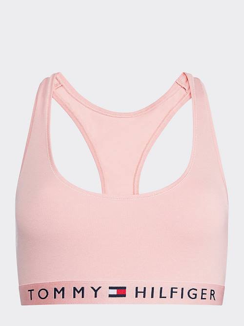 Ženske Tommy Hilfiger Racerback Scoop Neck Bralette Donji veš Roza | TH730UKP