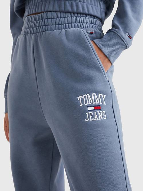 Ženske Tommy Hilfiger Relaxed Fit Logo Joggers Pantalone Ljubičasta | TH973LJT