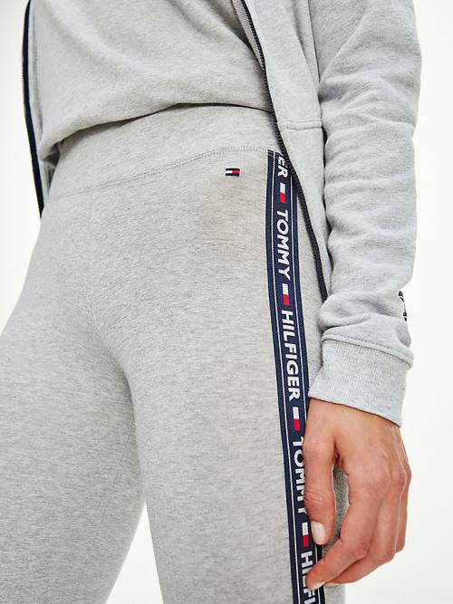 Ženske Tommy Hilfiger Side Logo Helanke Siva | TH804CSX