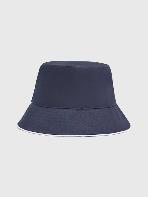 Ženske Tommy Hilfiger Signature Bucket Kape Plava | TH290FLP