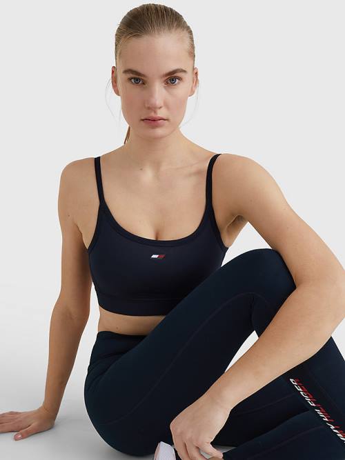 Ženske Tommy Hilfiger Sport Low Support Bra Donji veš Plava | TH063OCW