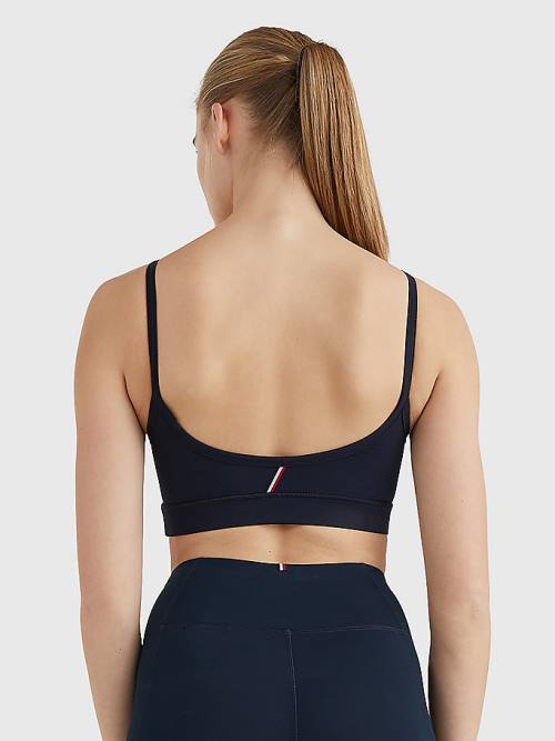 Ženske Tommy Hilfiger Sport Low Support Bra Donji veš Plava | TH063OCW