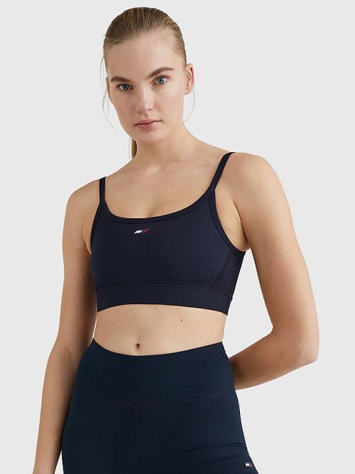 Ženske Tommy Hilfiger Sport Low Support Bra Donji veš Plava | TH063OCW