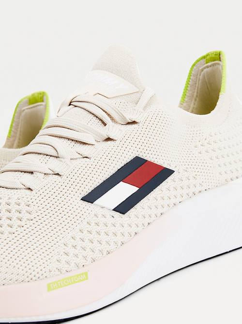 Ženske Tommy Hilfiger Sport Performance Knitted Elite Patike Bež | TH274QSG