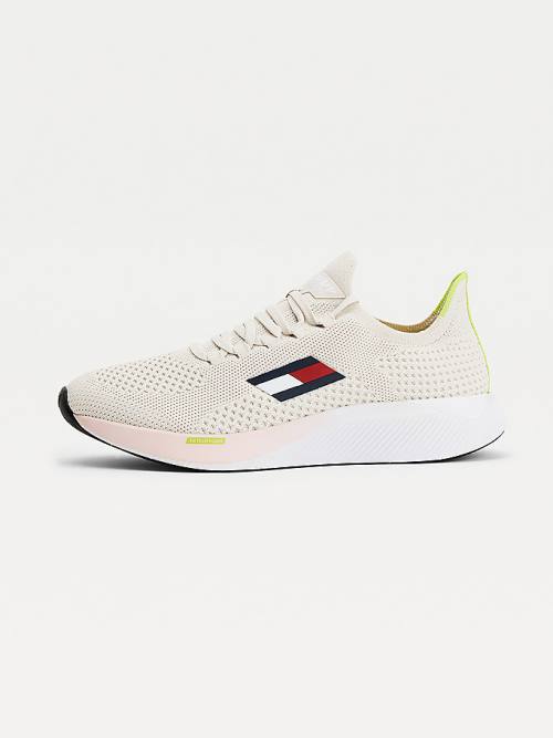 Ženske Tommy Hilfiger Sport Performance Knitted Elite Patike Bež | TH274QSG