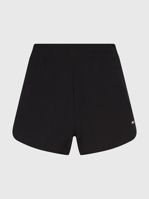 Ženske Tommy Hilfiger Sport Stretch Woven Šortsevi Crna | TH695LJR