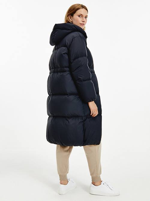 Ženske Tommy Hilfiger TH Protect Down Puffer Coat Jakna Crna | TH026DXQ