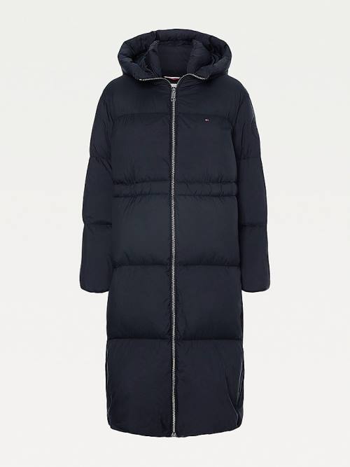 Ženske Tommy Hilfiger TH Protect Down Puffer Coat Jakna Crna | TH026DXQ