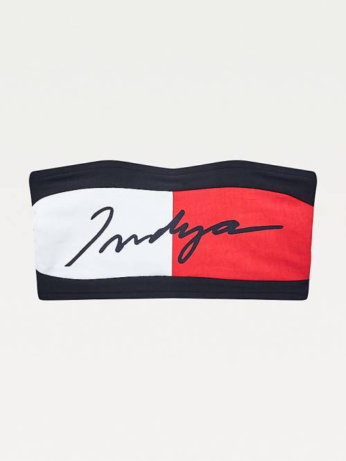 Ženske Tommy Hilfiger TOMMYXINDYA Curve Bandeau Donji veš Plava | TH382VQN