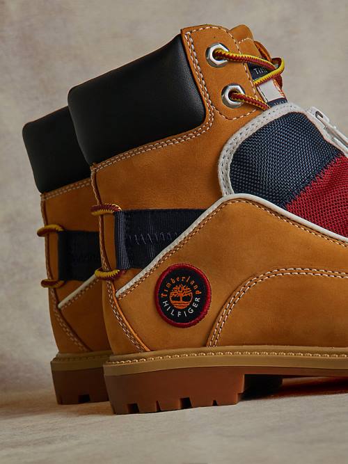 Ženske Tommy Hilfiger TOMMYXTIMBERLAND Remixed C&S Čizme Žuta | TH801GET