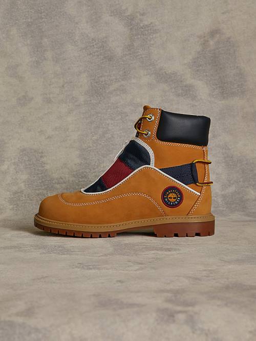 Ženske Tommy Hilfiger TOMMYXTIMBERLAND Remixed C&S Čizme Žuta | TH801GET