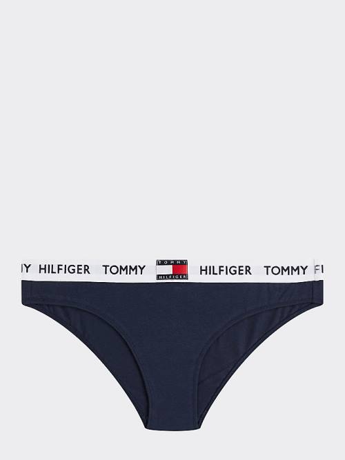 Ženske Tommy Hilfiger Tommy 85 Stretch Cotton Logo Briefs Donji veš Plava | TH675RFH