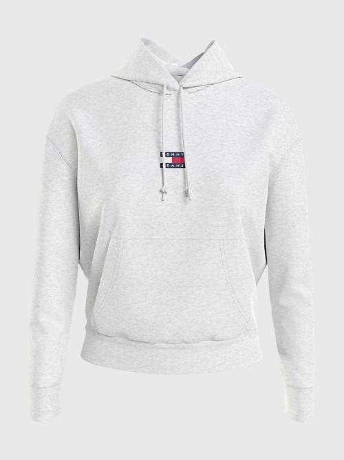 Ženske Tommy Hilfiger Tommy Badge Duks Hoodie Siva | TH638MBX