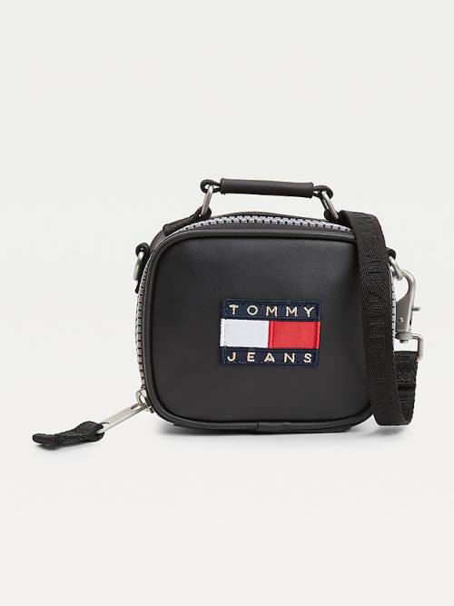 Ženske Tommy Hilfiger Tommy Badge Nano Torbe Crna | TH516JUE