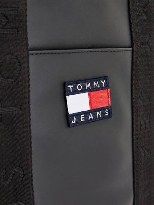 Ženske Tommy Hilfiger Tommy Badge Tote Torbe Crna | TH025SJR