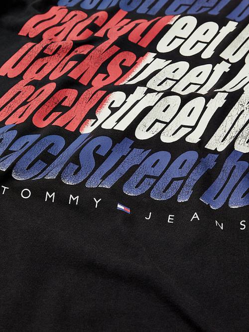 Ženske Tommy Hilfiger Tommy Revisited Backstreet Boys Majice Crna | TH427CWY