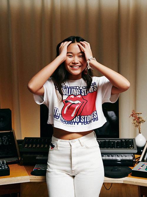 Ženske Tommy Hilfiger Tommy Revisited Rolling Stones Cropped Majice Bela | TH693GTC