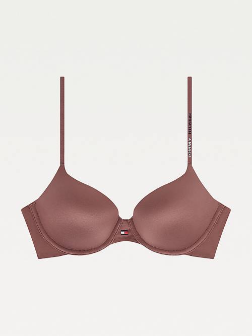 Ženske Tommy Hilfiger Ultra Soft Push-Up Bra Donji veš Ljubičasta | TH190PHE