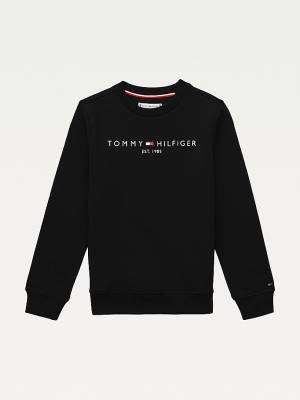 Djevojčice Tommy Hilfiger Essential Logo Duksevi Crna | TH709PTZ